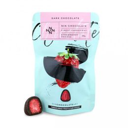 80 gr Bitter Çikolata Kaplı Kurutulmuş Çilek Draje