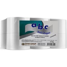 ABC 12 Rulo 2 Katlı Soft Dev Ev Tipi Tuvalet Kağıdı