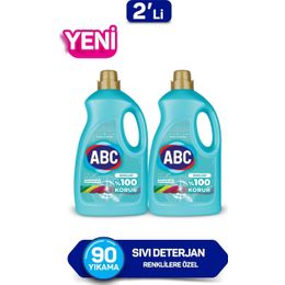 Abc 2x2,7 lt Renklilere Özel Sıvı Çamaşır Deterjan