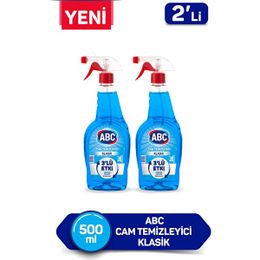 ABC 2x500 ml Anında 3 Etki Cam Temizleyici