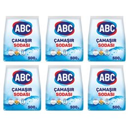 ABC 6x500 gr Çamaşır Sodası