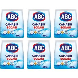 ABC 6x500 gr Çamaşır Sodası