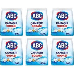 ABC 6x500 gr Çamaşır Sodası