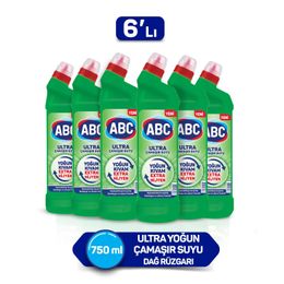 Abc 6x750 ml Dağ Ferağlığı Ultra Çamaşır Suyu