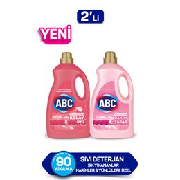 ABC Kolay Ütü 2,7x2 lt Sıvı Çamaşır Deterjanı