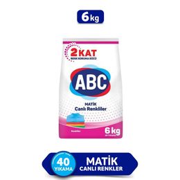 ABC Matik Color 6 kg Toz Deterjan