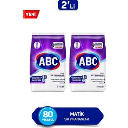 ABC Matik Sık Yıkananlar 2x6 kg Çamaşır Deterjanı