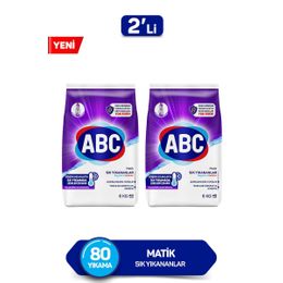 ABC Matik Sık Yıkananlar 2x6 kg Çamaşır Deterjanı