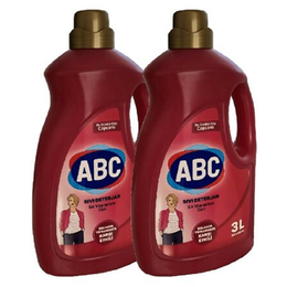 ABC Sık Yıkanan Çamaşırlara Özel 2x3000 ml Çoklu Paket Çamaşır Deterjanı