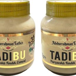 Abdurrahman Tatlıcı 2x330 gr Tadıbu Parçacıklı Fındık Ezmesi