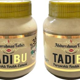 Abdurrahman Tatlıcı 2x330 gr Tadıbu Parçacıklı Fındık Ezmesi