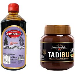 Abdurrahman Tatlıcı 330 gr Tadıbu + Çavuşoğlu 1000 gr Kozalak Pekmezi