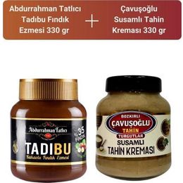 Abdurrahman Tatlıcı 330 gr Tadıbu + Çavuşoğlu 330 gr Susamlı Tahin Kreması