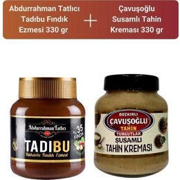 Abdurrahman Tatlıcı 330 gr Tadıbu + Çavuşoğlu 330 gr Susamlı Tahin Kreması
