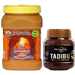 Abdurrahman Tatlıcı 330 gr Tadıbu + Çavuşoğlu 930 gr Tahin Kepekli