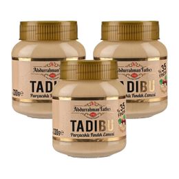 Abdurrahman Tatlıcı 3x330 gr Tadıbu Parçacıklı Fındık Ezmesi