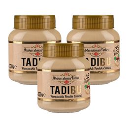 Abdurrahman Tatlıcı 3x330 gr Tadıbu Parçacıklı Fındık Ezmesi