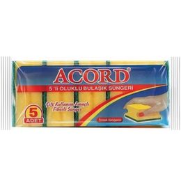Acord 5'li Bulaşık Süngeri