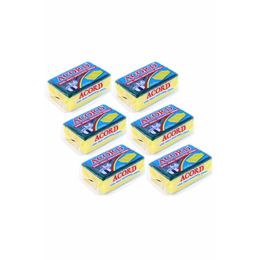Acord Endüstriyel Çok Amaçlı Jumbo Boy 13x8x4 cm 6 Adet Bulaşık Süngeri