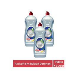 Actisoft Sensitive Extra Yağ Çözücü Etki 750 ml Hipoalerjenik Sıvı Bulaşık Deterjanı