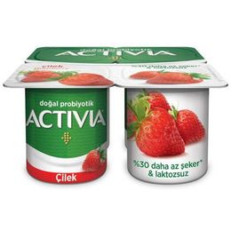 Activia 4x100 gr Çilekli Yoğurt