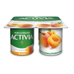 Activia 4x100 gr Doğal Probiyotikli Kayısılı Yoğurt
