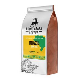 Addis Ababa Coffee 250 gr Brazil-Santos Dünya Kahvesi Kavrulmuş Çekirdek Kahve