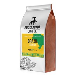 Addis Ababa Coffee 250 gr Brazil-Santos Dünya Kahvesi Kavrulmuş Çekirdek Kahve