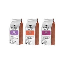 Addis Ababa Coffee 3x750 gr Etiyopya Kavrulmuş Çekirdek Kahve Deneme Seti