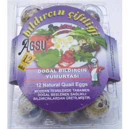 Agsu 12 Adet Doğal Bıldırcın Yumurtası 12 Adet
