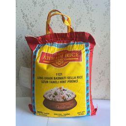 Ahmadi Zerrin Rice 5 kg 1121 Uzun İri Taneli Basmati Hint Sella Pirinci
