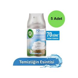 Air Wick 5x250 ml Freshmatic Otomatik Sprey Temizliğin Esintisi Yedek Sprey