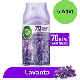 Air Wick 6x250 ml Freshmatic Otomatik Sprey Lavanta Yedek Sprey