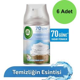 Air Wick 6x250 ml Freshmatic Otomatik Sprey Temizliğin Esintisi Yedek Sprey