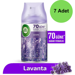 Air Wick 7x250 ml Freshmatic Otomatik Sprey Lavanta Yedek Sprey
