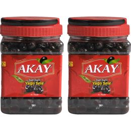 Akay 2x1 kg 260-290 Mega Yağlı Sele Zeytin