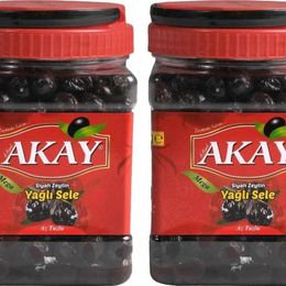 Akay 2x1 kg 260-290 Mega Yağlı Sele Zeytin