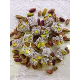 Akdede Lokum 1 kg Naturel Lezzetler Diyarı Antep Fıstıklı Çifte Kavrulmuş Lokum