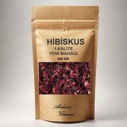 Akdeniz Vitamin 200 gr Hibisküs Bamya Çiçeği Mekke Gülü Nar Çiçeği