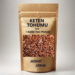 Akdeniz Vitamin 500 gr Tane Keten Tohumu