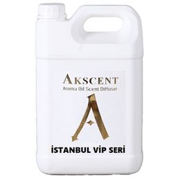 Akscent Tüm Koku Makinelerine Uyumlu İstanbul Vip Seri 5 lt Koku Makinesi Koku Kartuşu Esansı