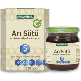 Aksu Vital 18000 mg 220 gr Süper Karışım Arı Sütü Polen