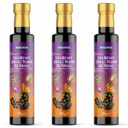 Aksu Vital 3x350 gr Kara Mürverli Çinko Ve C Vitaminli Dut Pekmezi