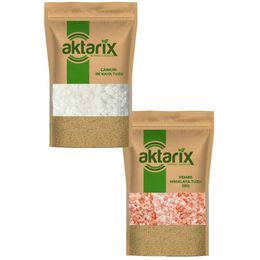 Aktarix 1 kg İri Kaya Tuzu + 1 kg İri Himalaya Tuzu