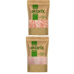 Aktarix 1 kg İri Pembe Himalaya Tuzu + 1 kg İnce Pembe Himalaya Tuzu
