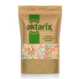 Aktarix 250 gr Renkli Granül Pasta Süsü