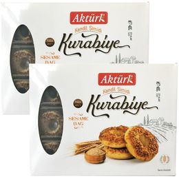 Aktürk 2x400 gr Tuzlu Kandil Simidi Kurabiye