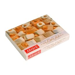 Aktürk Sade ve Beyaz Fındıklı 750 gr Lokum