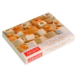 Aktürk Sade ve Beyaz Fındıklı 750 gr Lokum