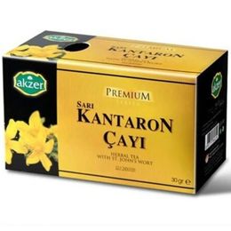 Akzer 20'li Sarı Kantaron Çayı Süzen Poşet